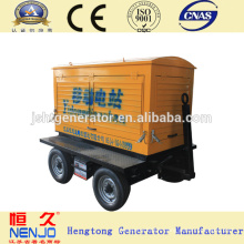 Changhaï eau-cool quatre roues remorque diesel générateur